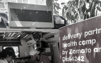 Dial4242, a #StartupOfNSRCEL partners with Zomato to offer medical services and support to its delivery executives